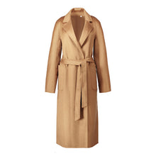 Load image into Gallery viewer, SHENGPALAE 2020 Winter High Quality Overcoat Two-sided Cashmere Overcoat Woolen Loose Clothes Woman Cashmere Trench Coat A69
